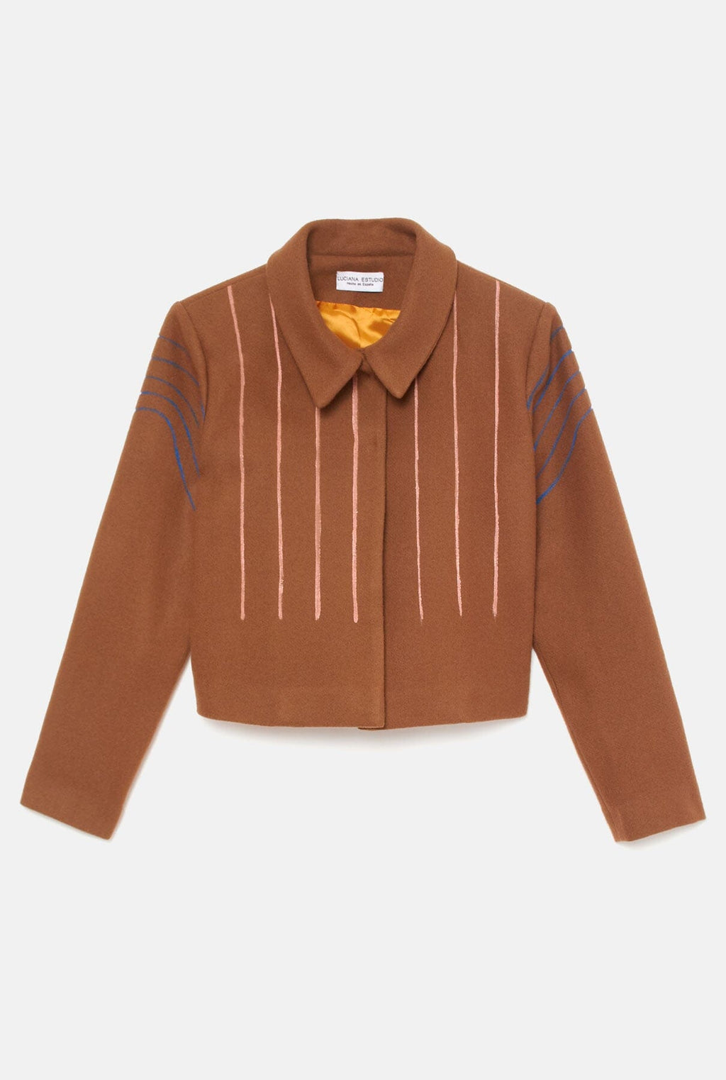 Chaqueta líneas pintadas