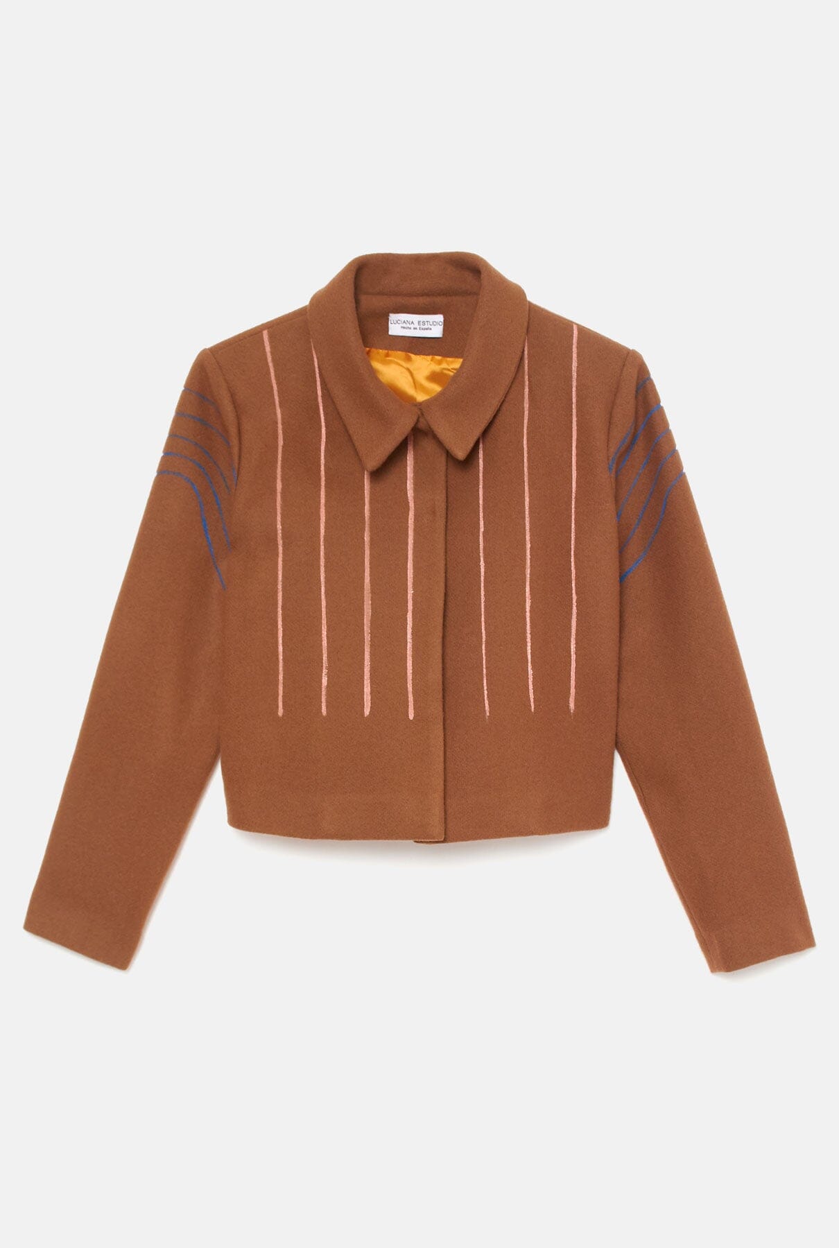 Chaqueta líneas pintadas