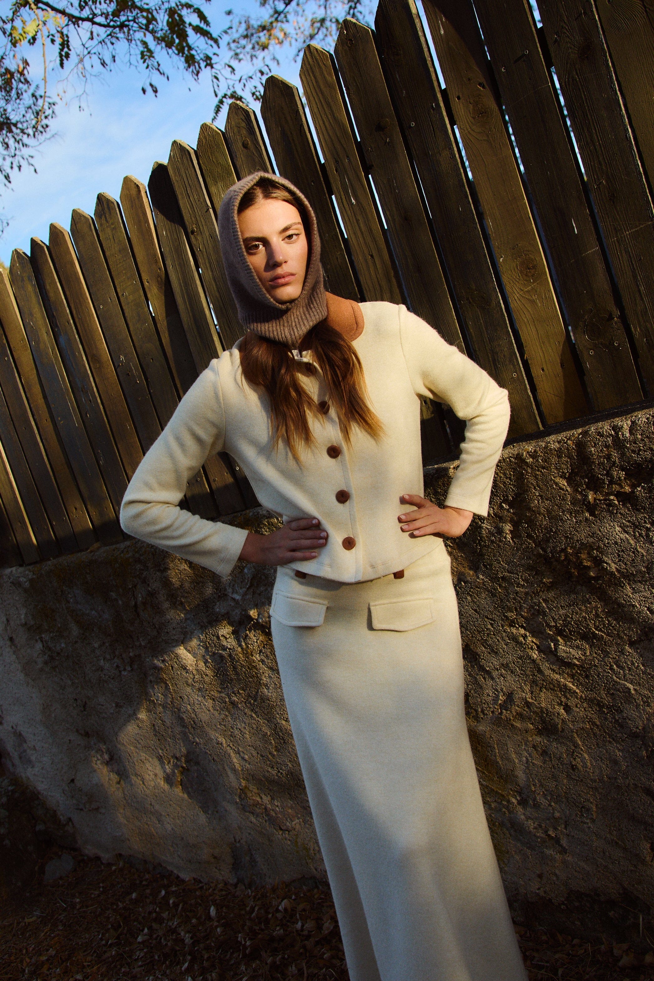 CHAQUETA MIU CRUDA