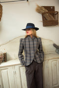 Chaqueta Nordheim Cuadros Azul y Gris