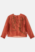 Chaqueta Organza Bordada
