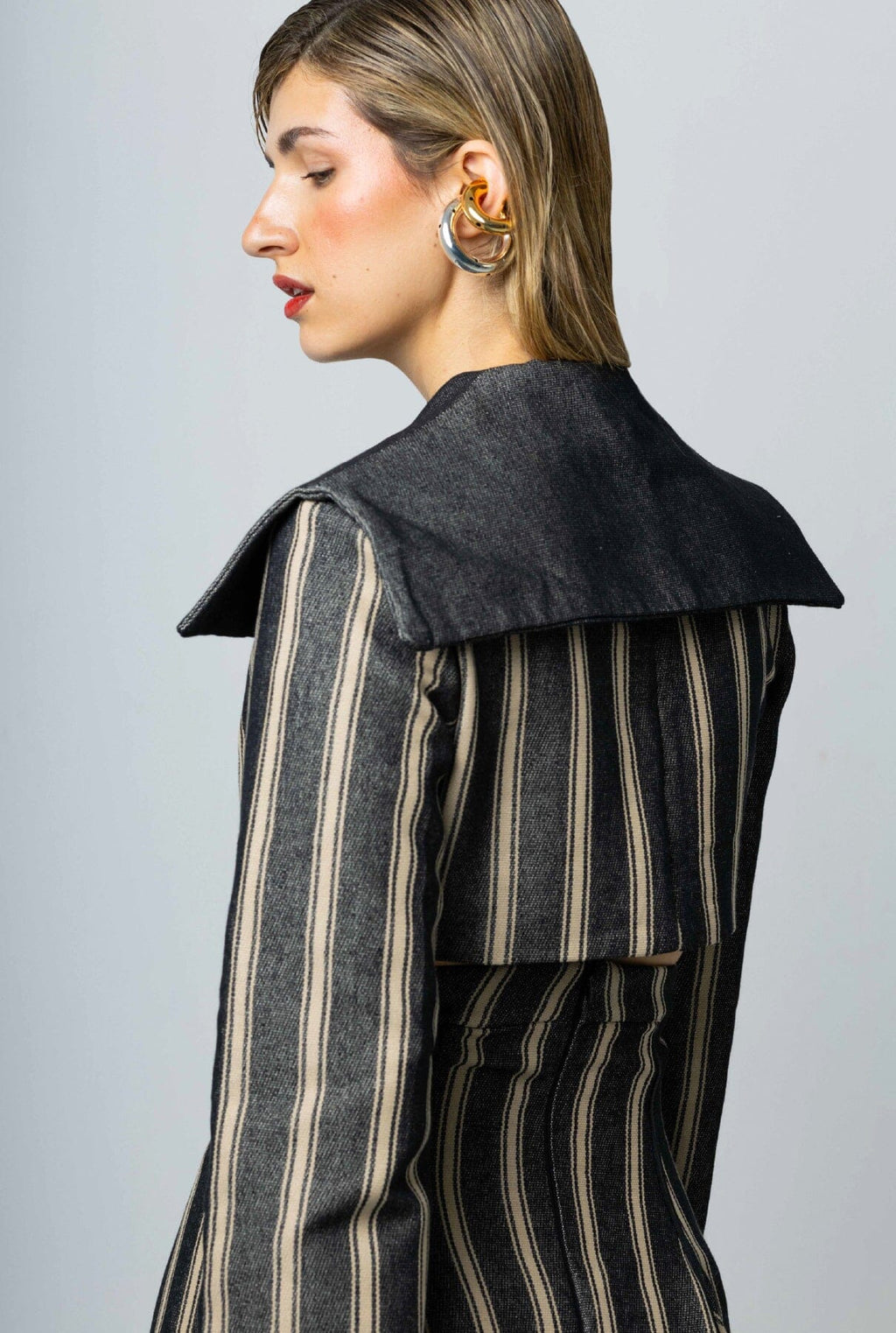 Chaqueta torera rayas