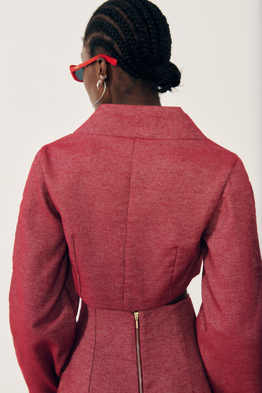 Chaqueta torera roja