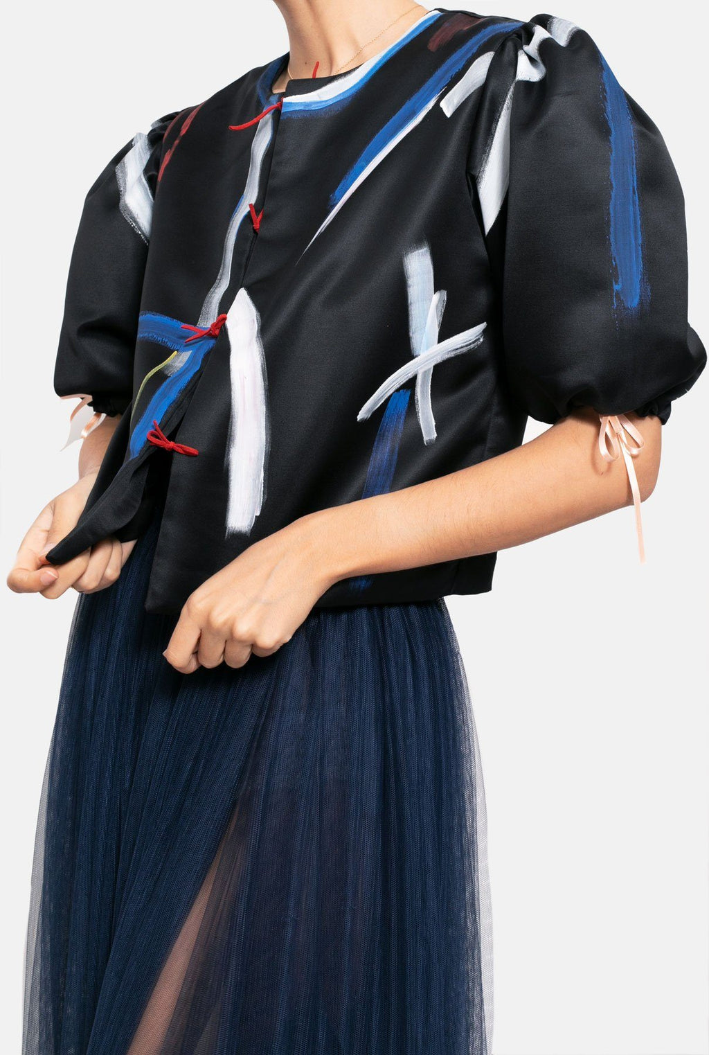 Chaqueta Trazos Pintados