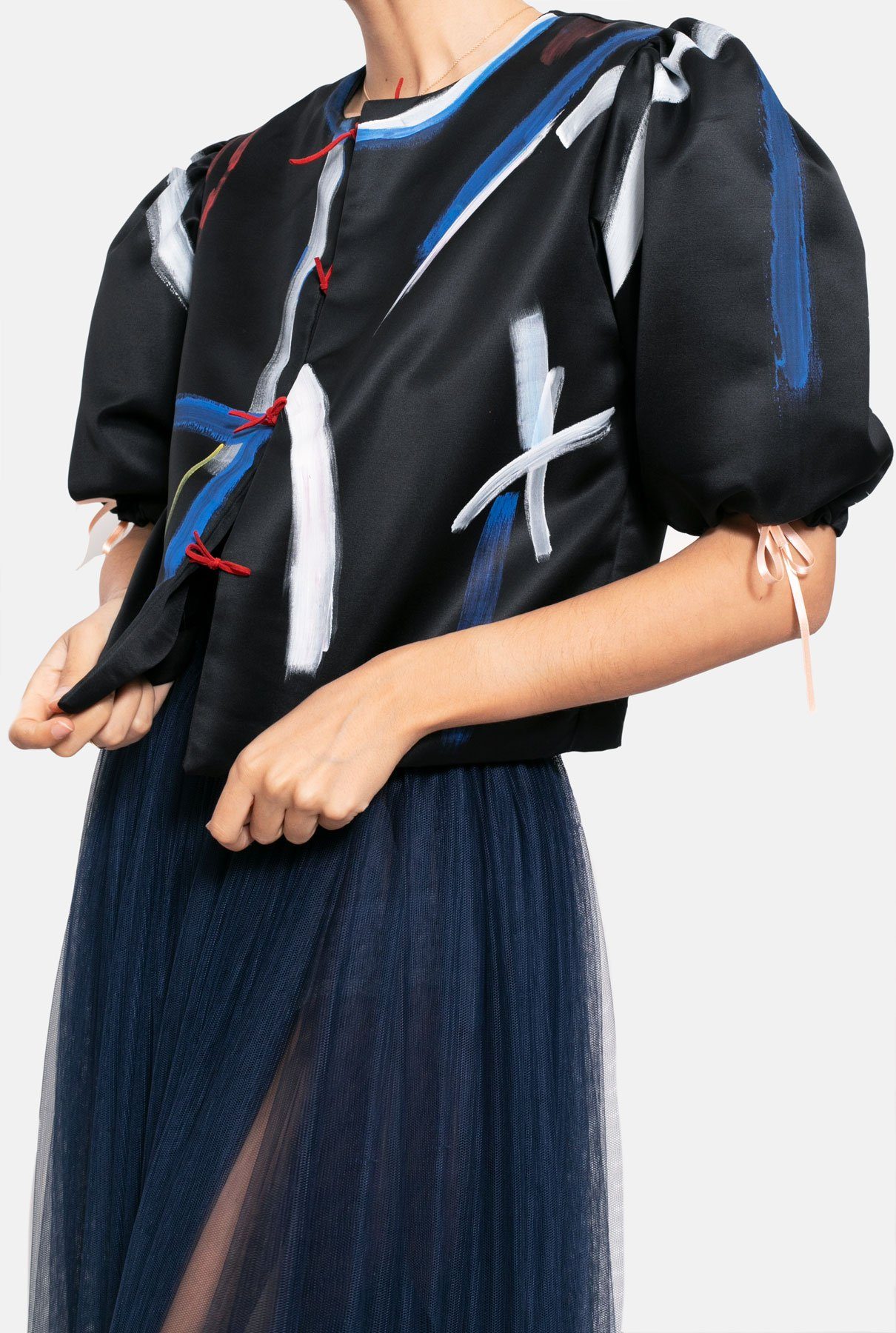 Chaqueta Trazos Pintados