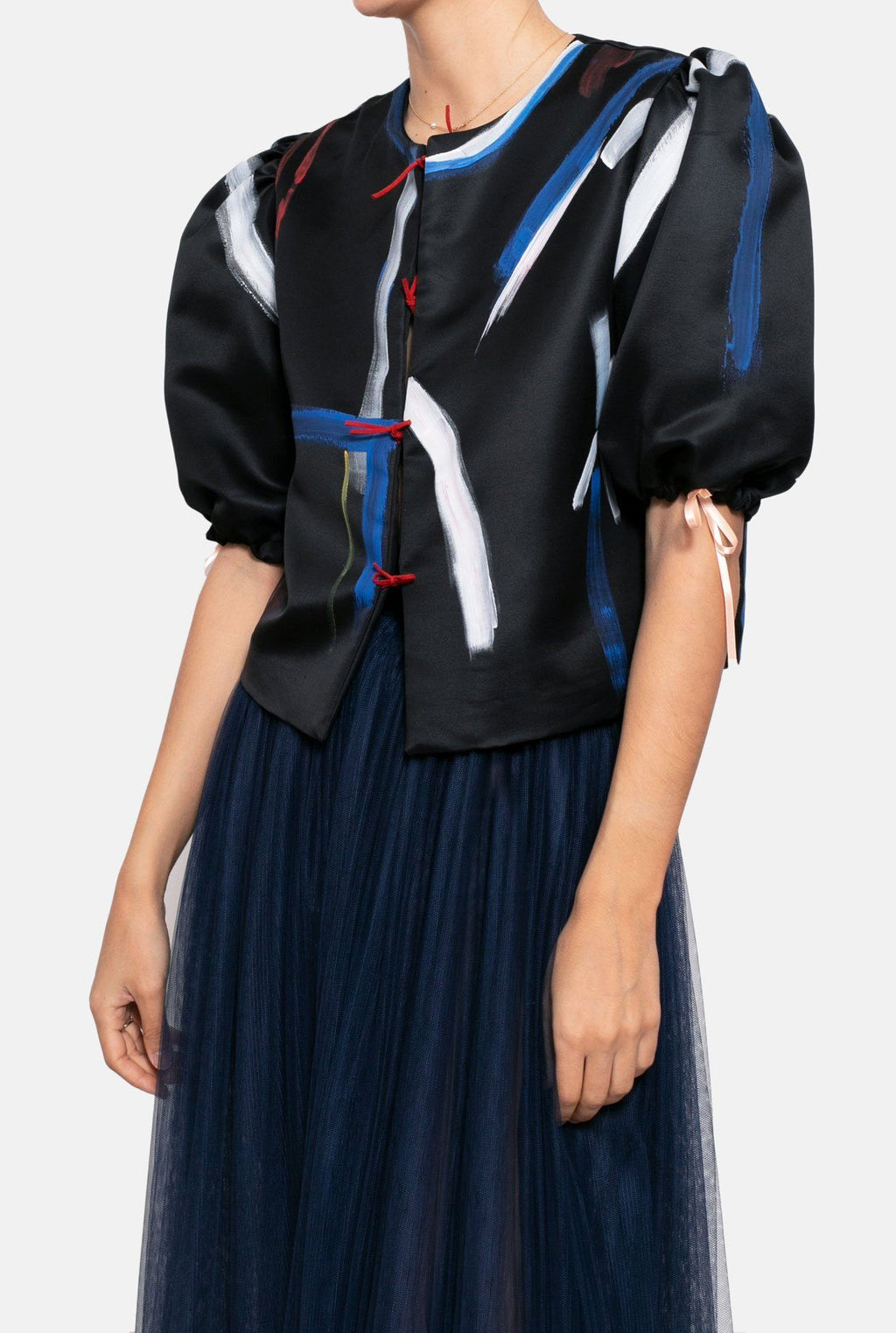 Chaqueta Trazos Pintados