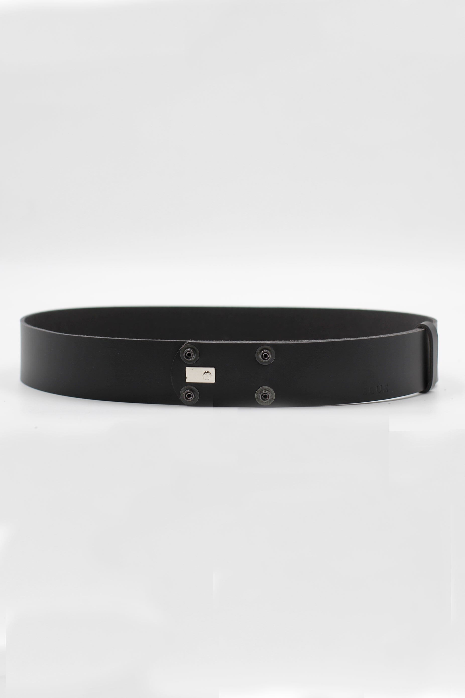 Cinturón Jeans Negro - Asta Ovalada