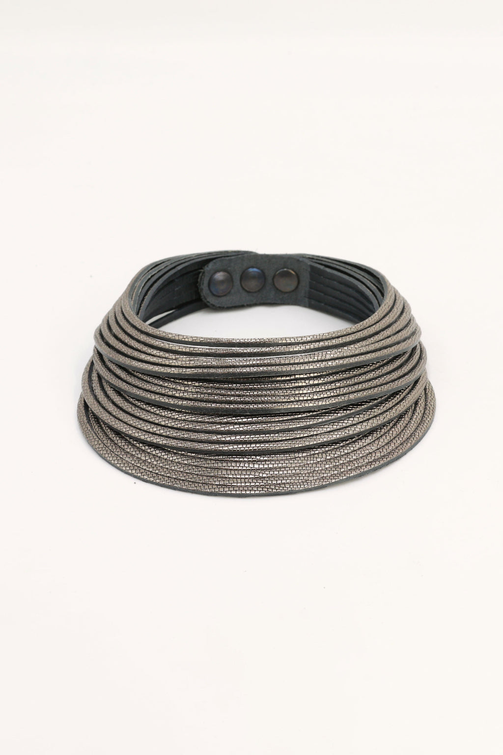 Collar Coa Large Plomo