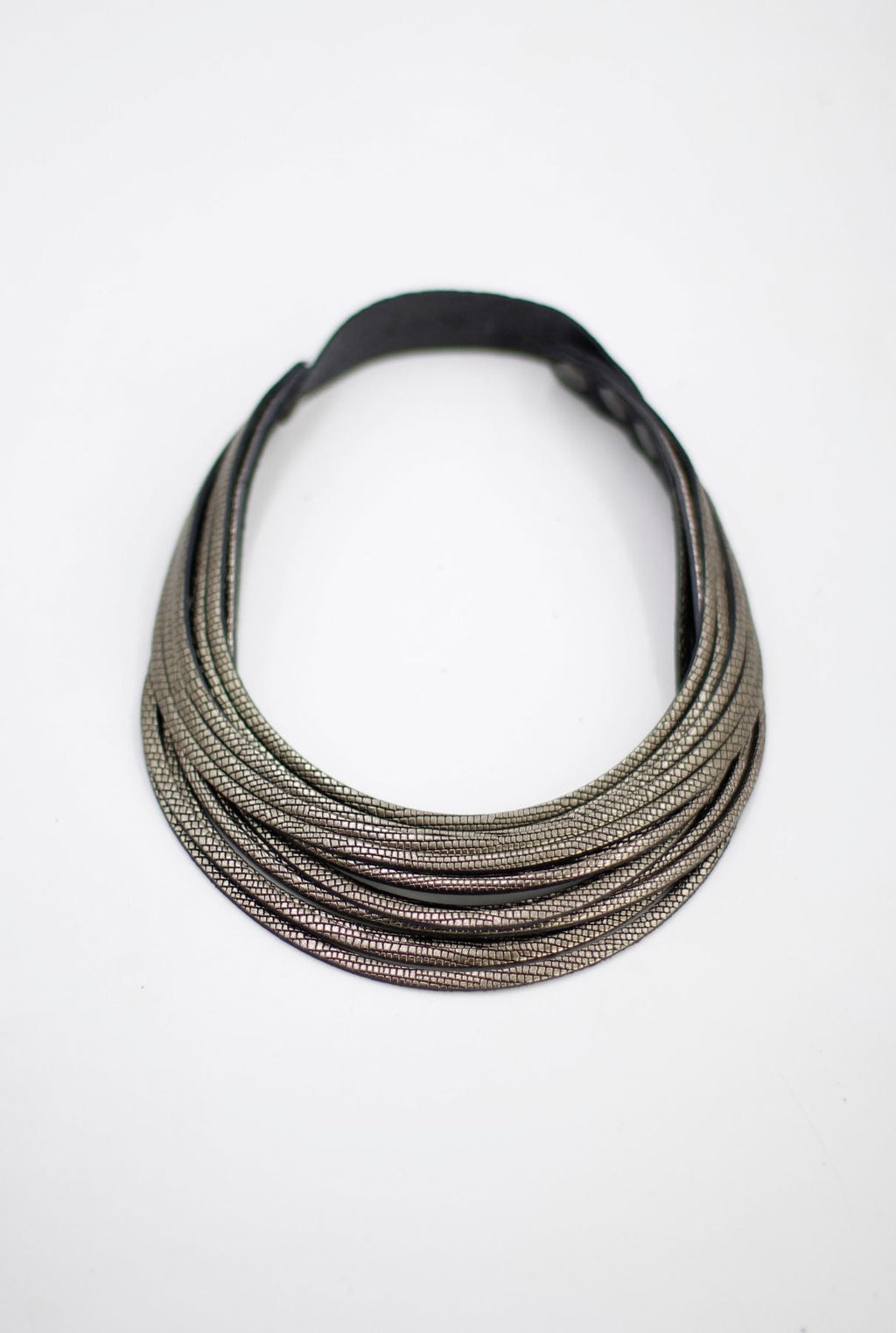 Collar Coa Small Plomo