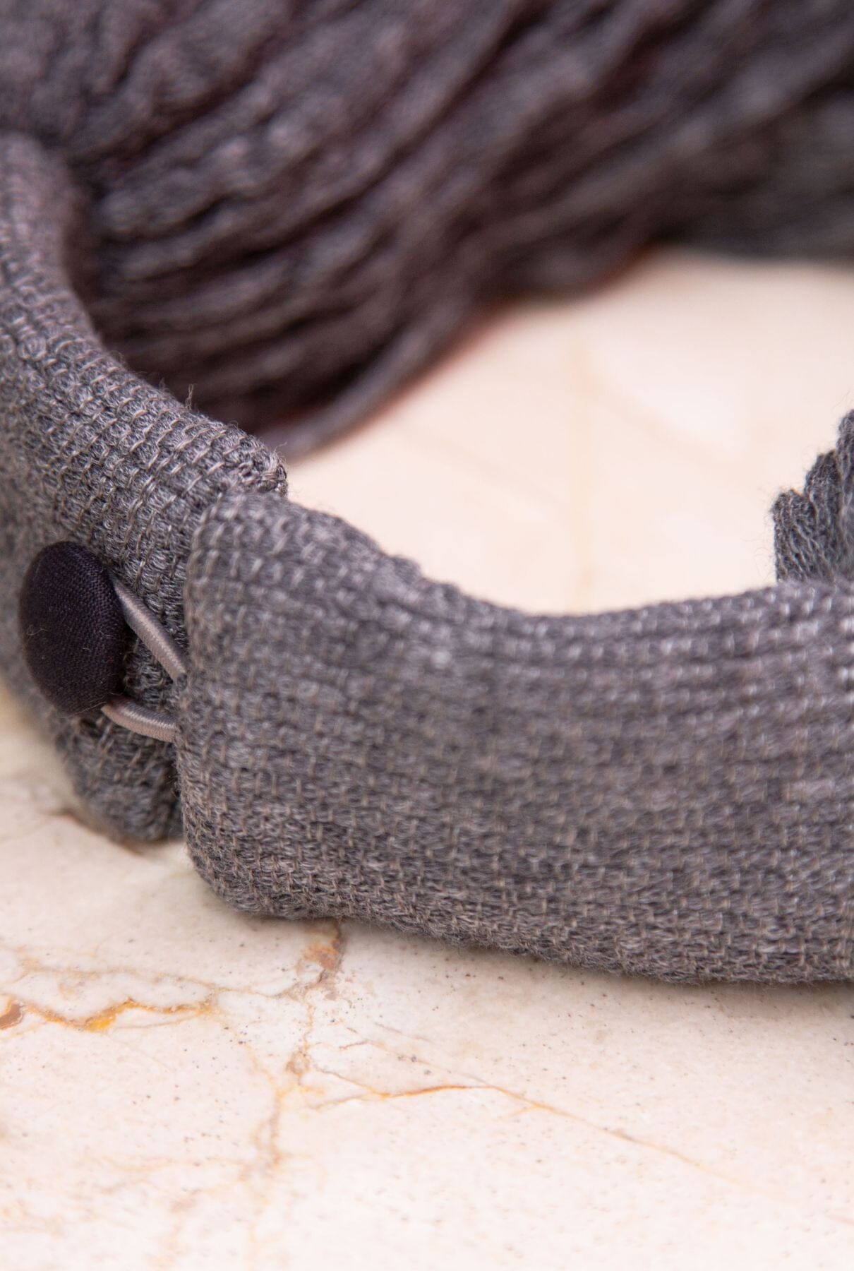 COLLAR LANA GRIS MELANGE
