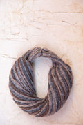 COLLAR LANA MULTI TOPO/MARRÓN 2 GRISES