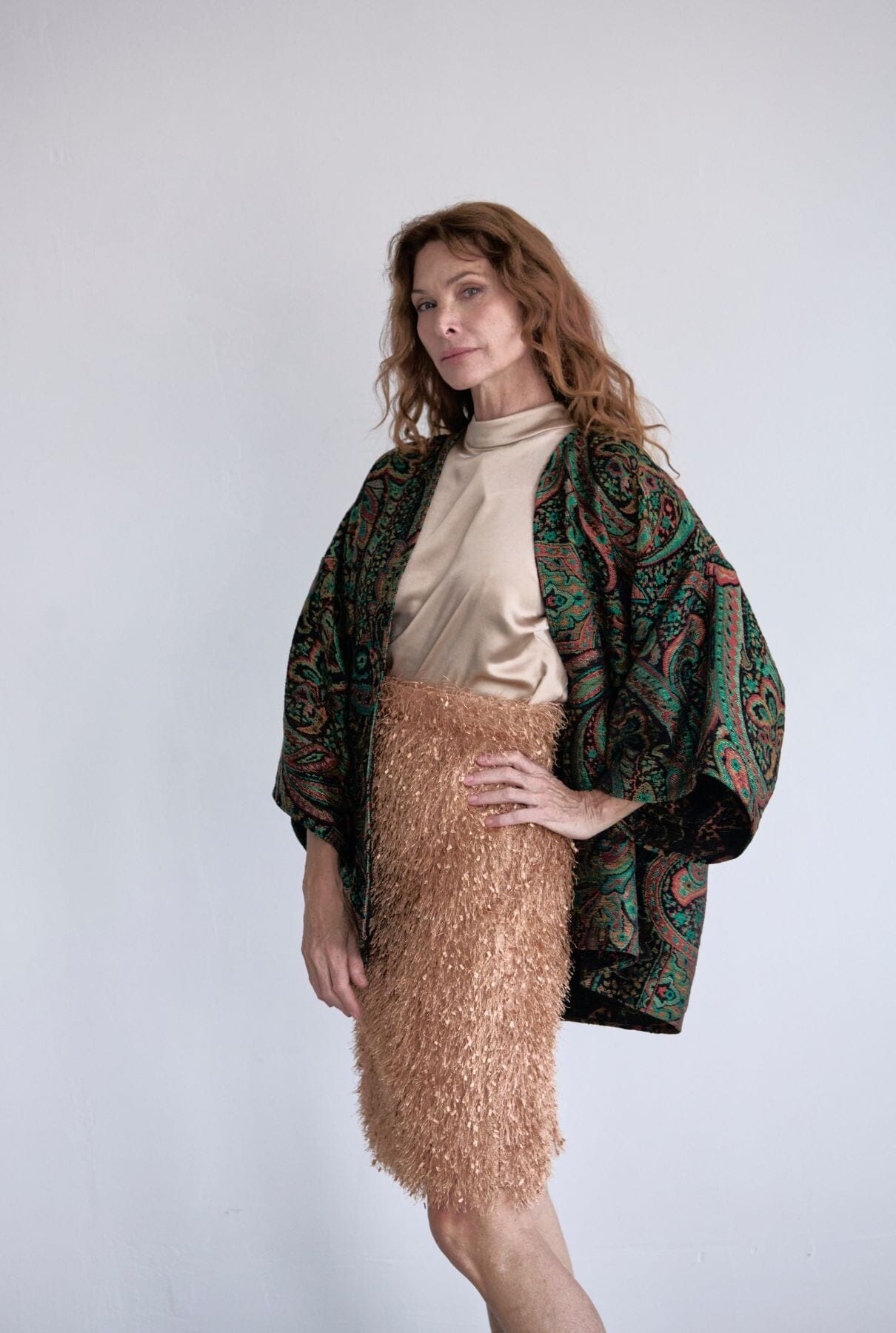 GRETA CHAQUETA CUADRADA JACQUARD