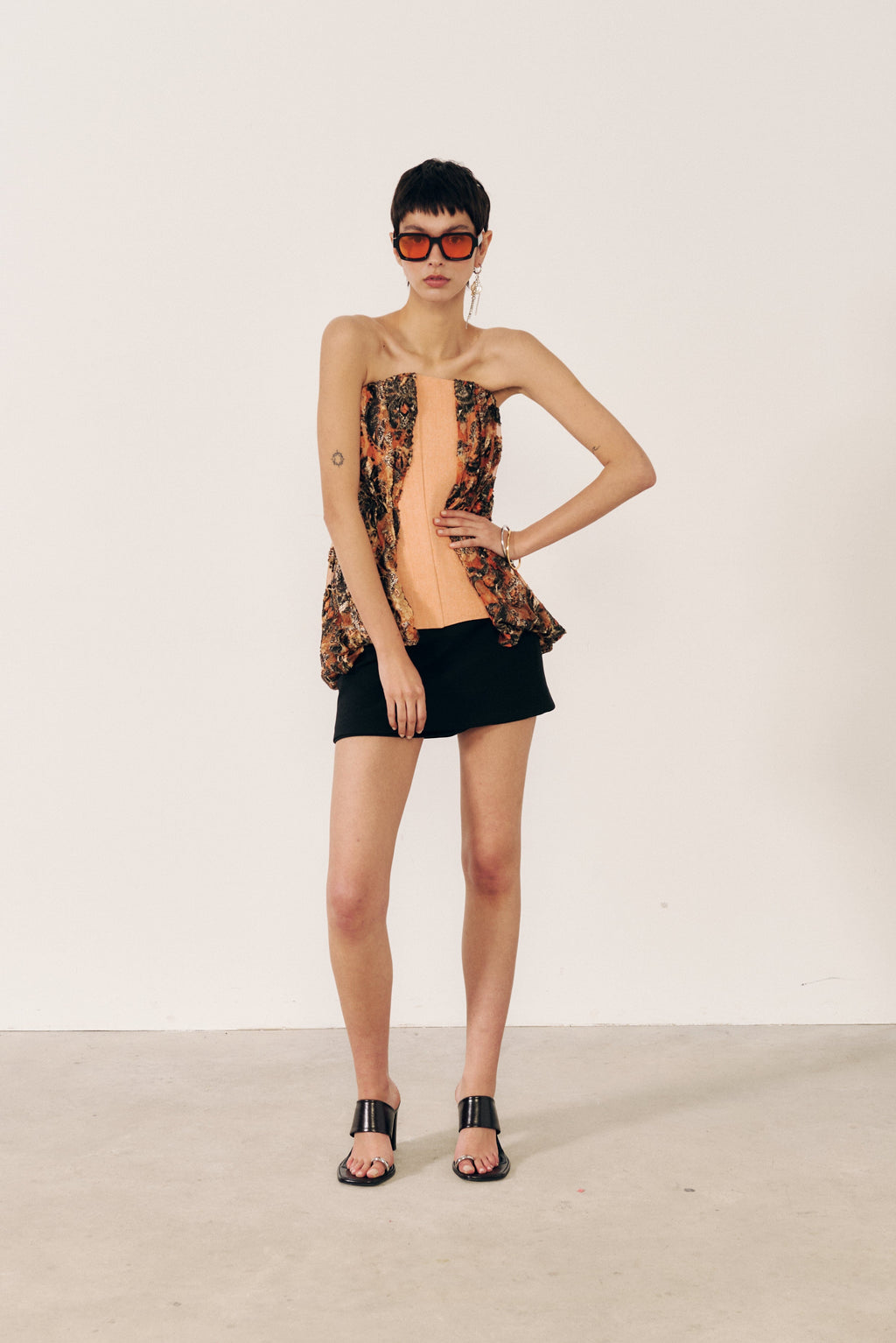 Corset drapeado