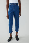 Denim straights pants