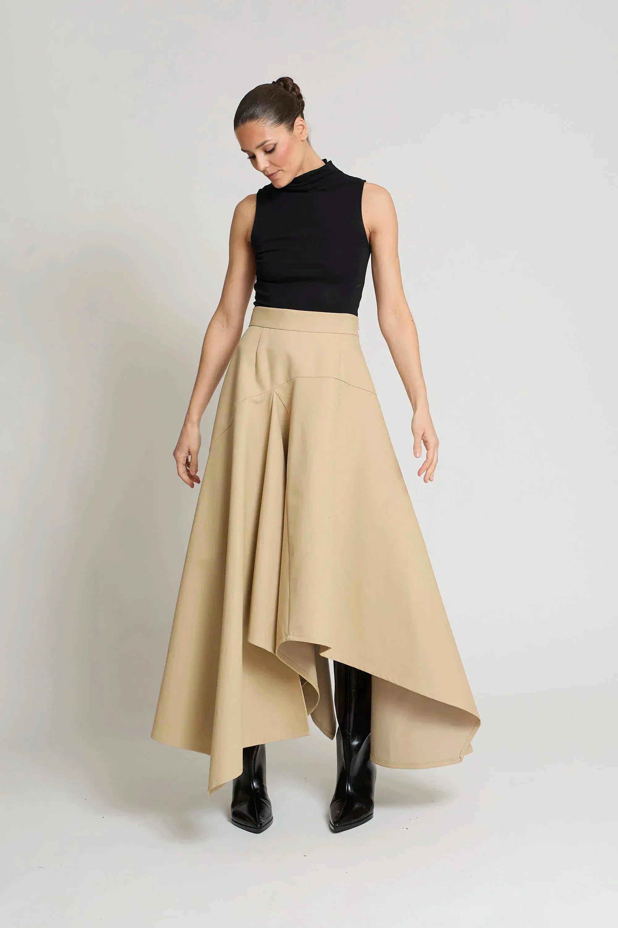 FALDA AIUR BEIGE