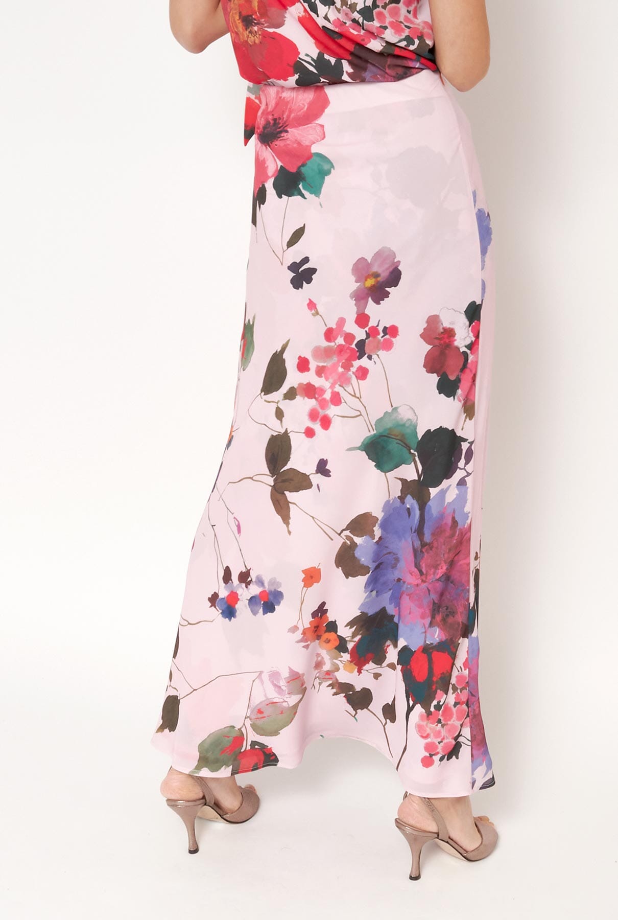 Falda Bies Flores Acuareladas PRE-ORDER