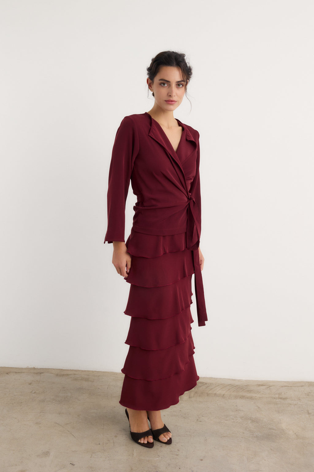Falda Lupe Granate - Preorder