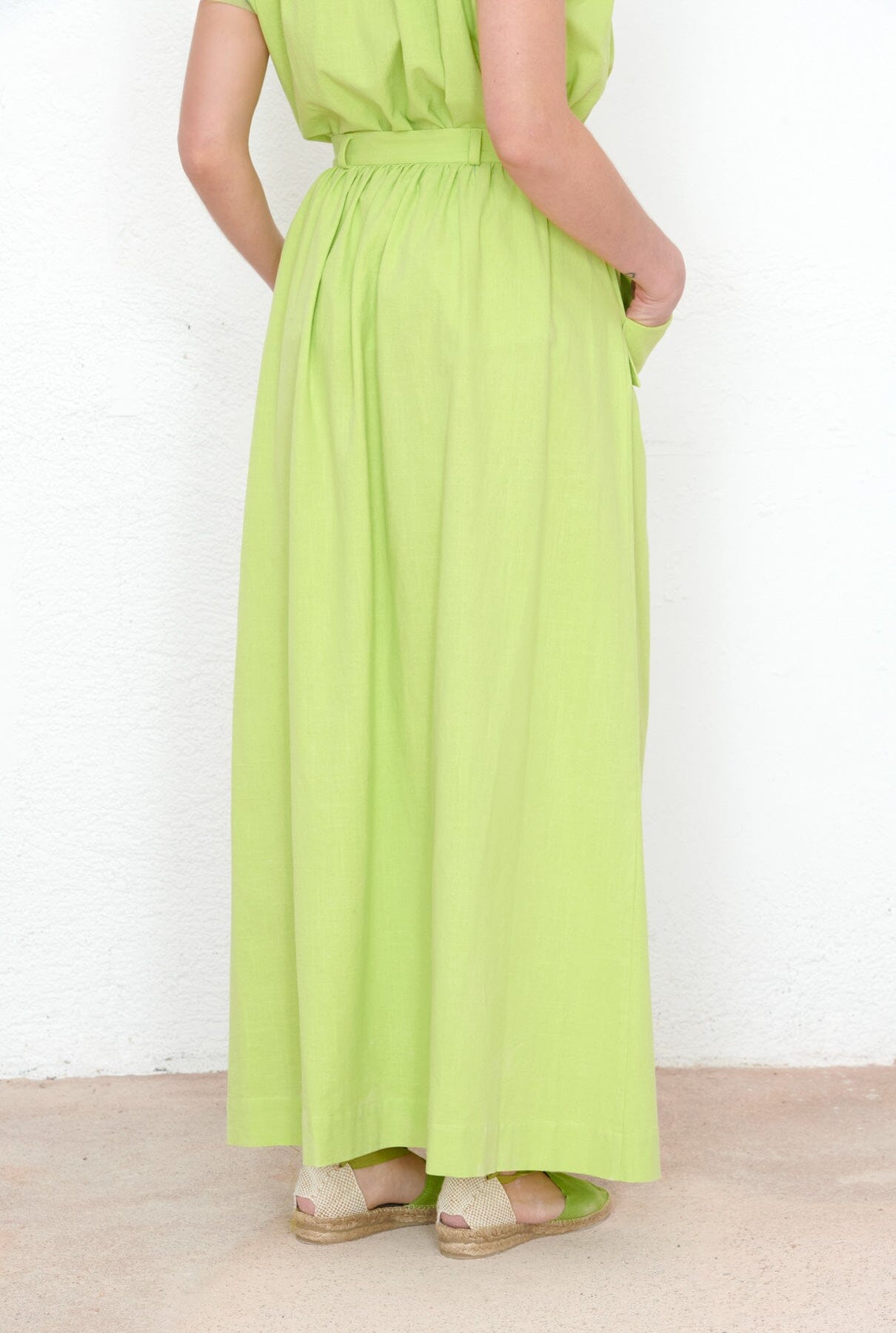 Falda Rosario verde