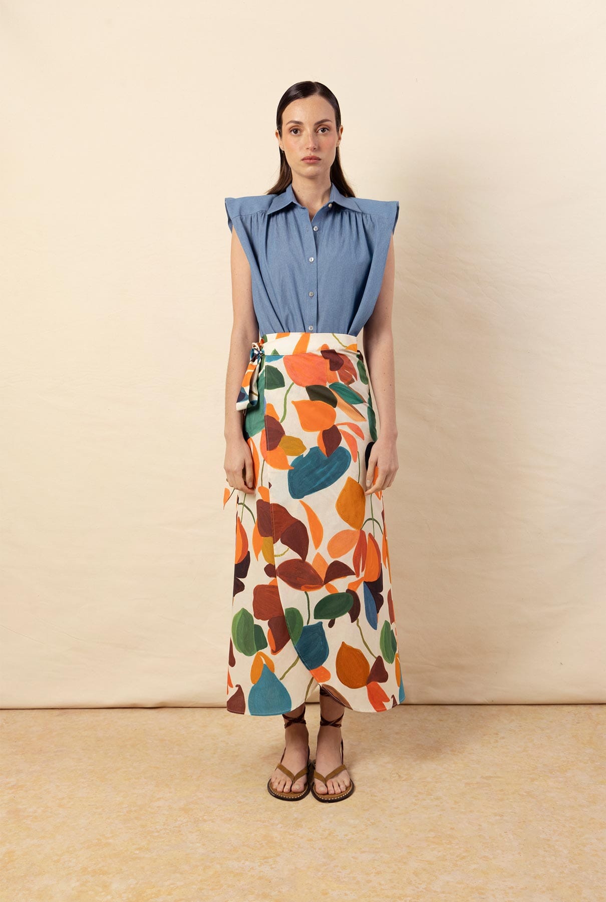 Falda Sole tropical