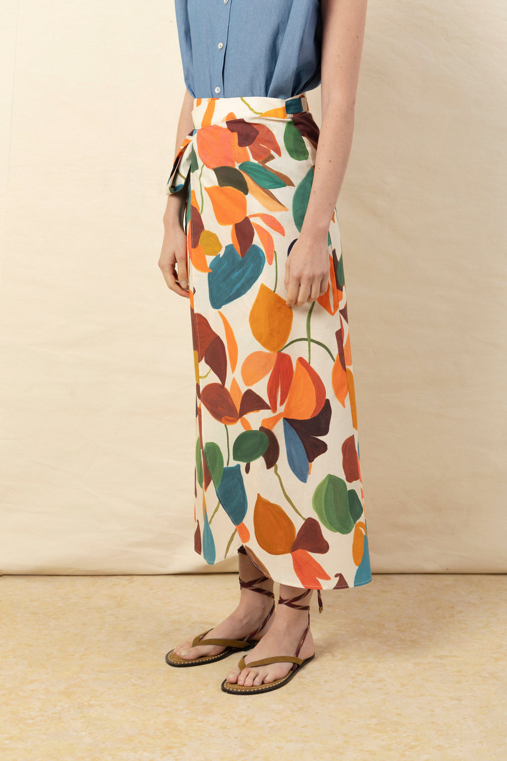 Falda Sole tropical