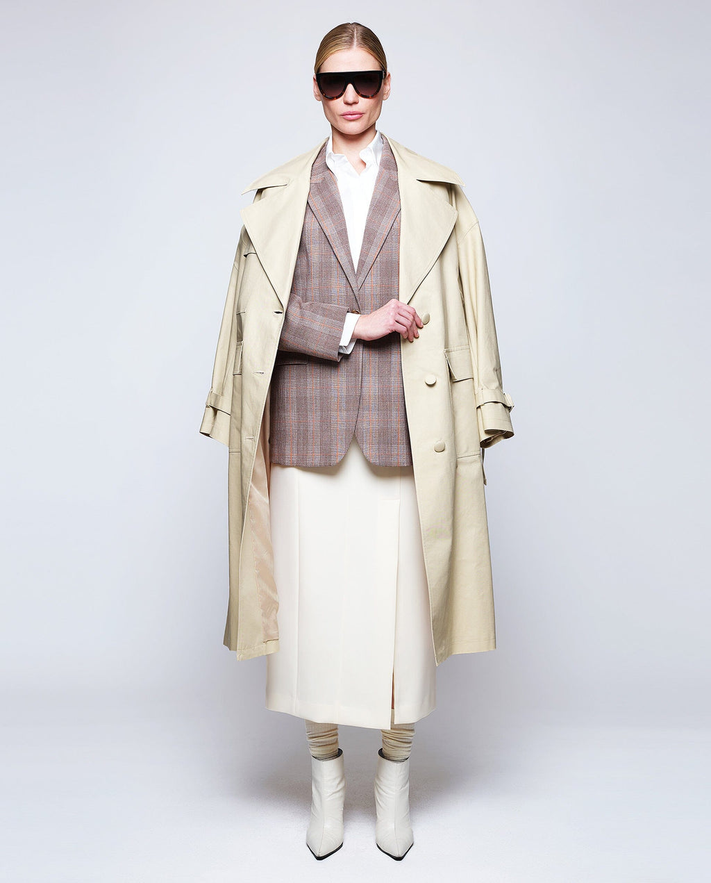 Gabardina beige