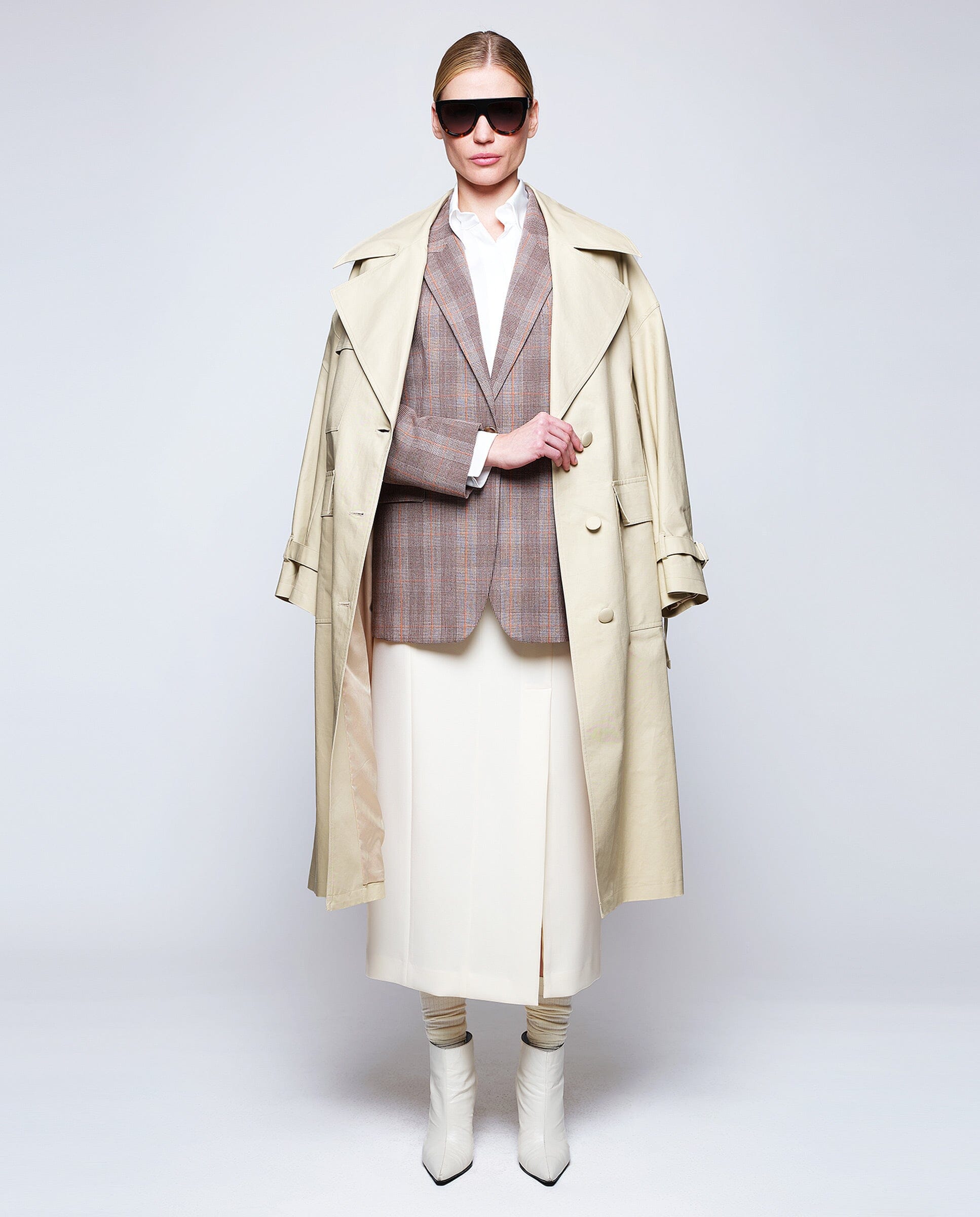 Gabardina beige