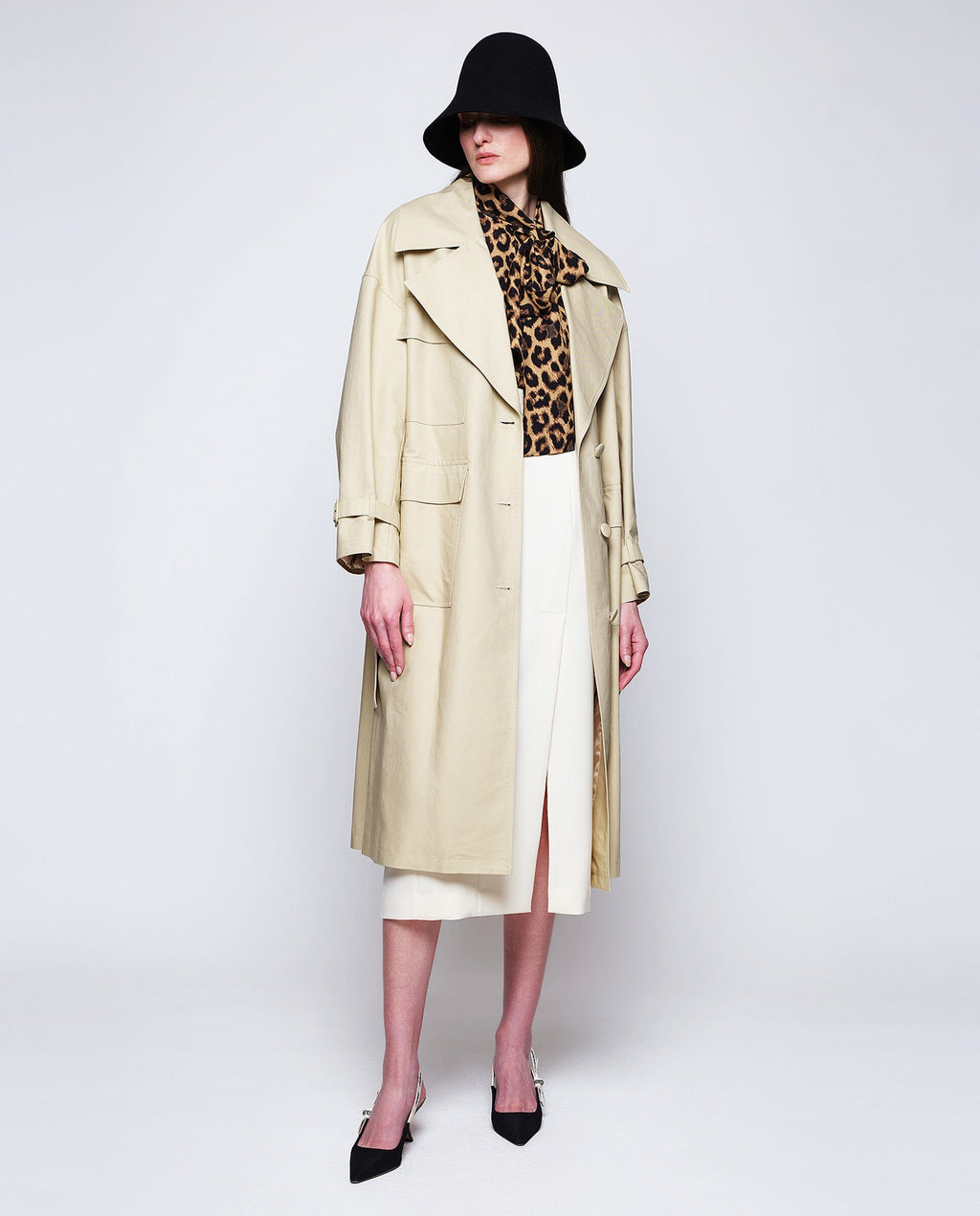Gabardina beige