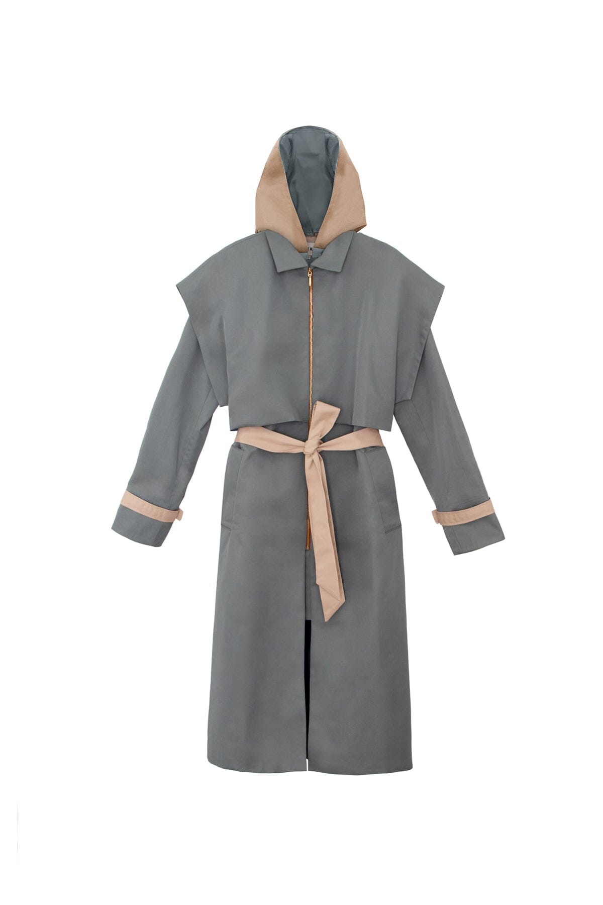 Gabardina Benedetta duo capucha agua