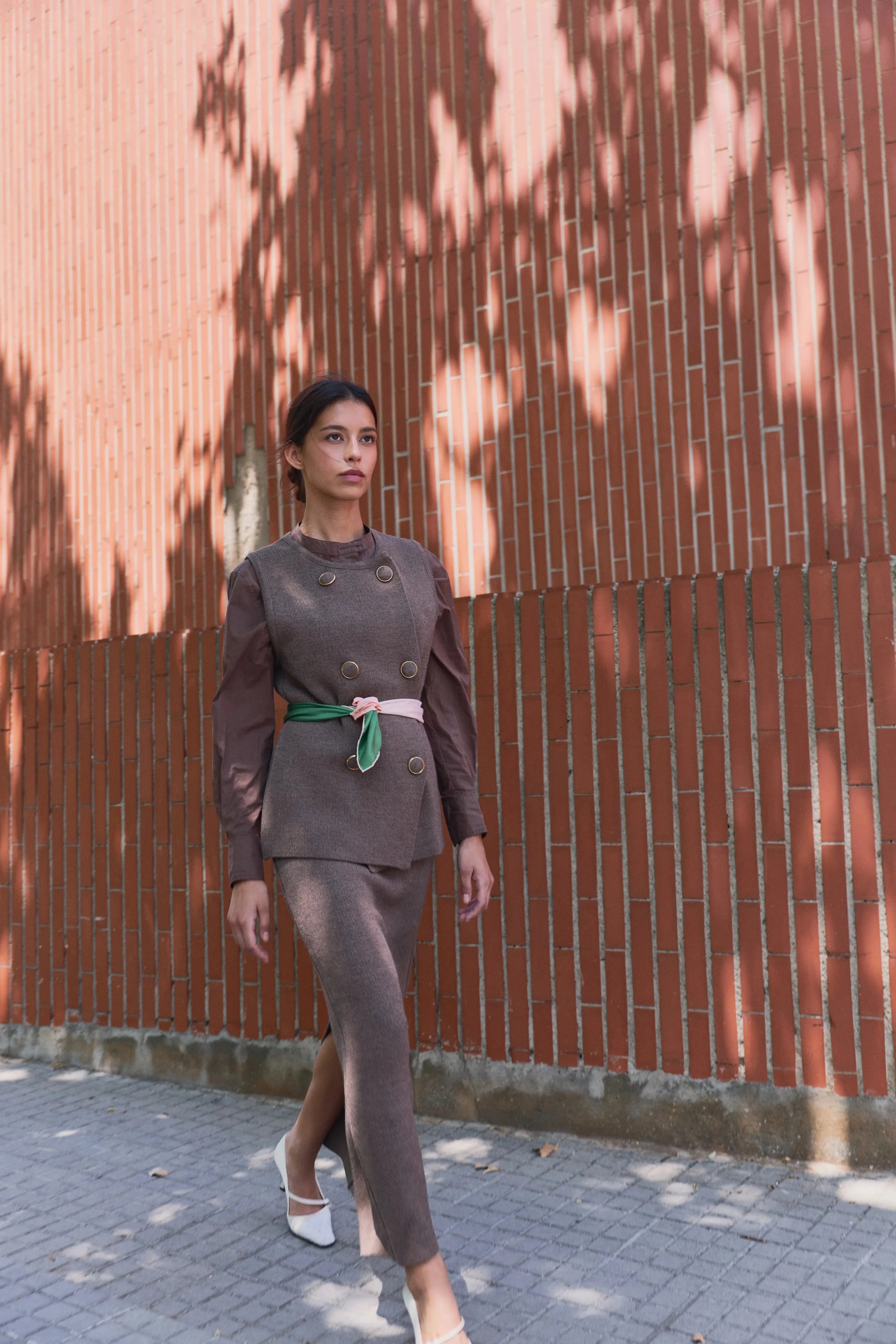 Ginebra Skirt Beige