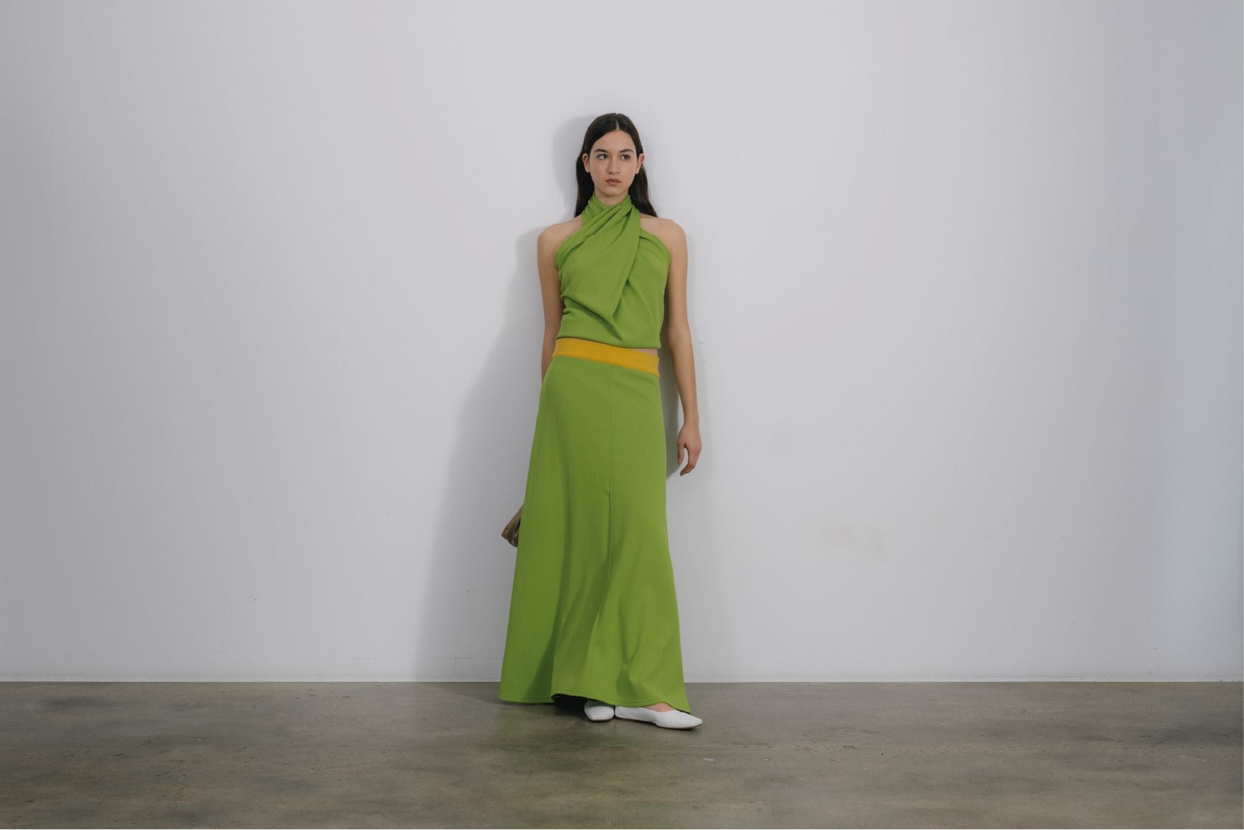 Isa Top Lime Green