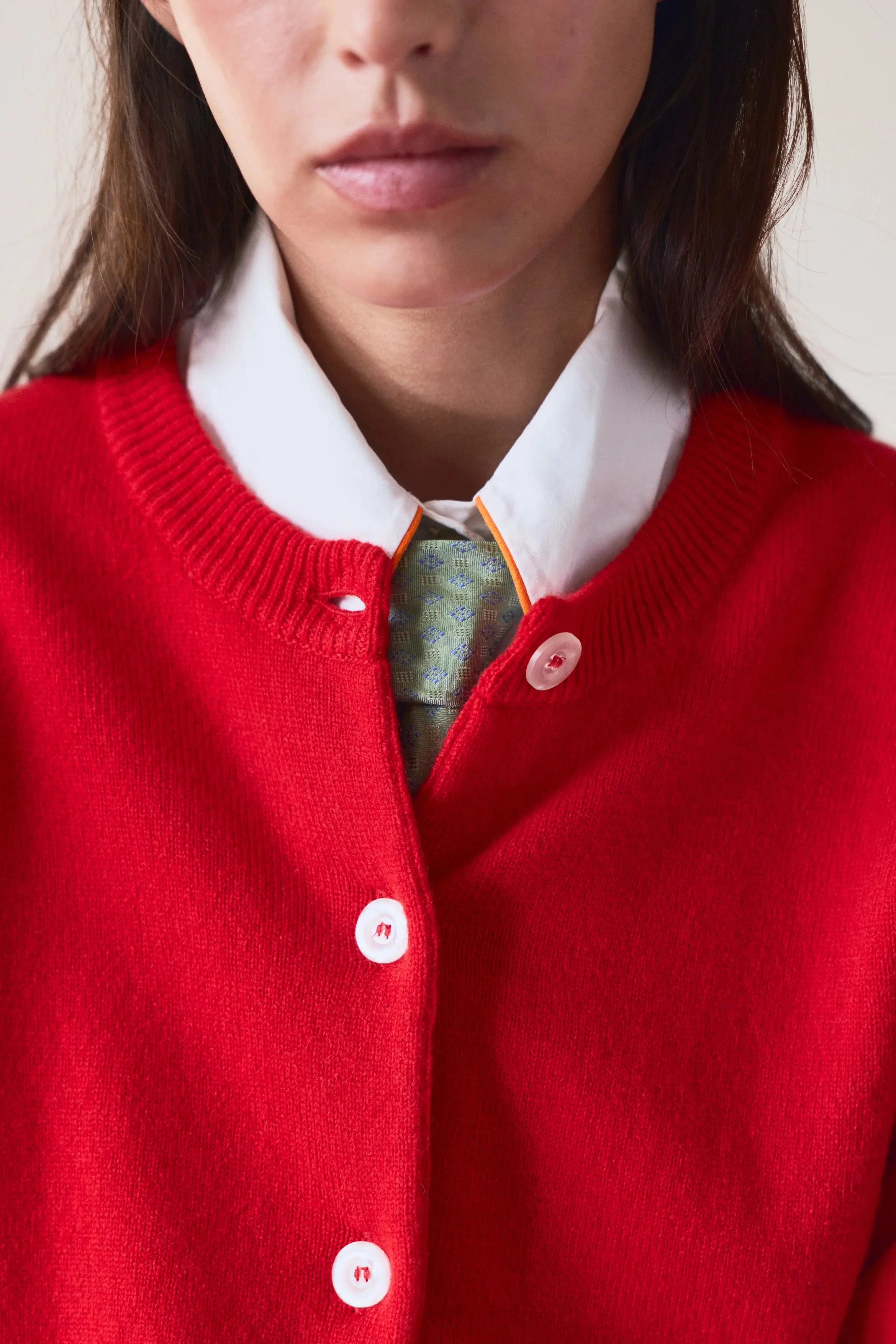 Kent Cardigan Red