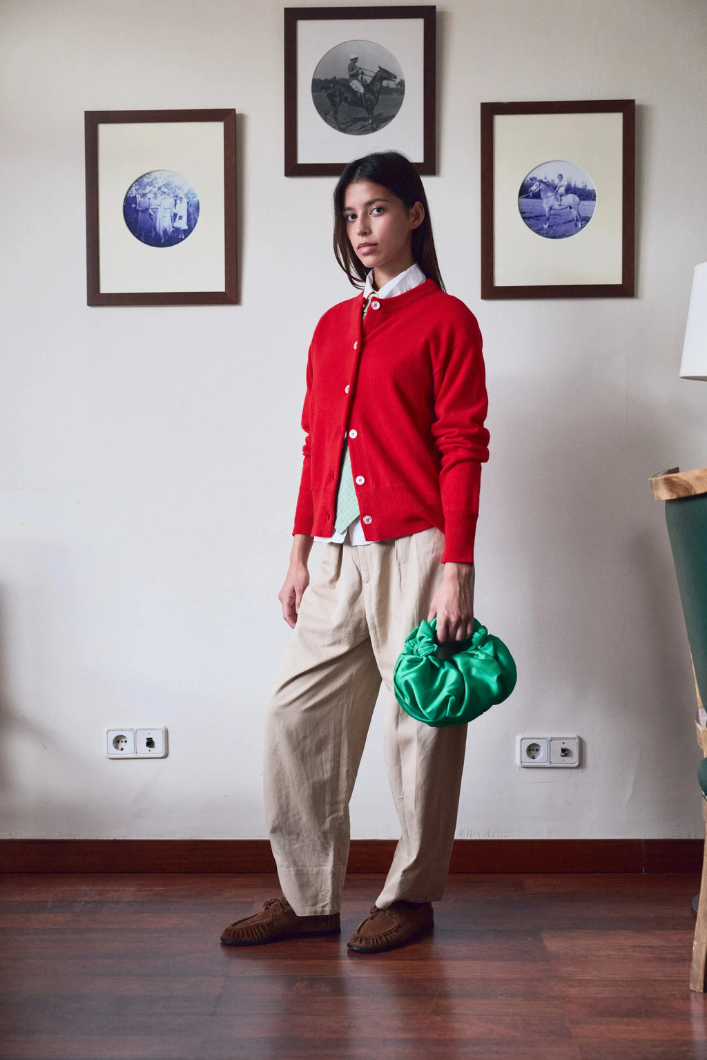 Kent Cardigan Red