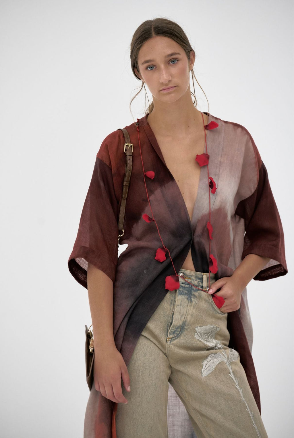 Kimono Charlotte - lana "Griboullis"