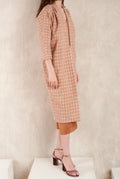 Kimono Joan Tweed Rosa