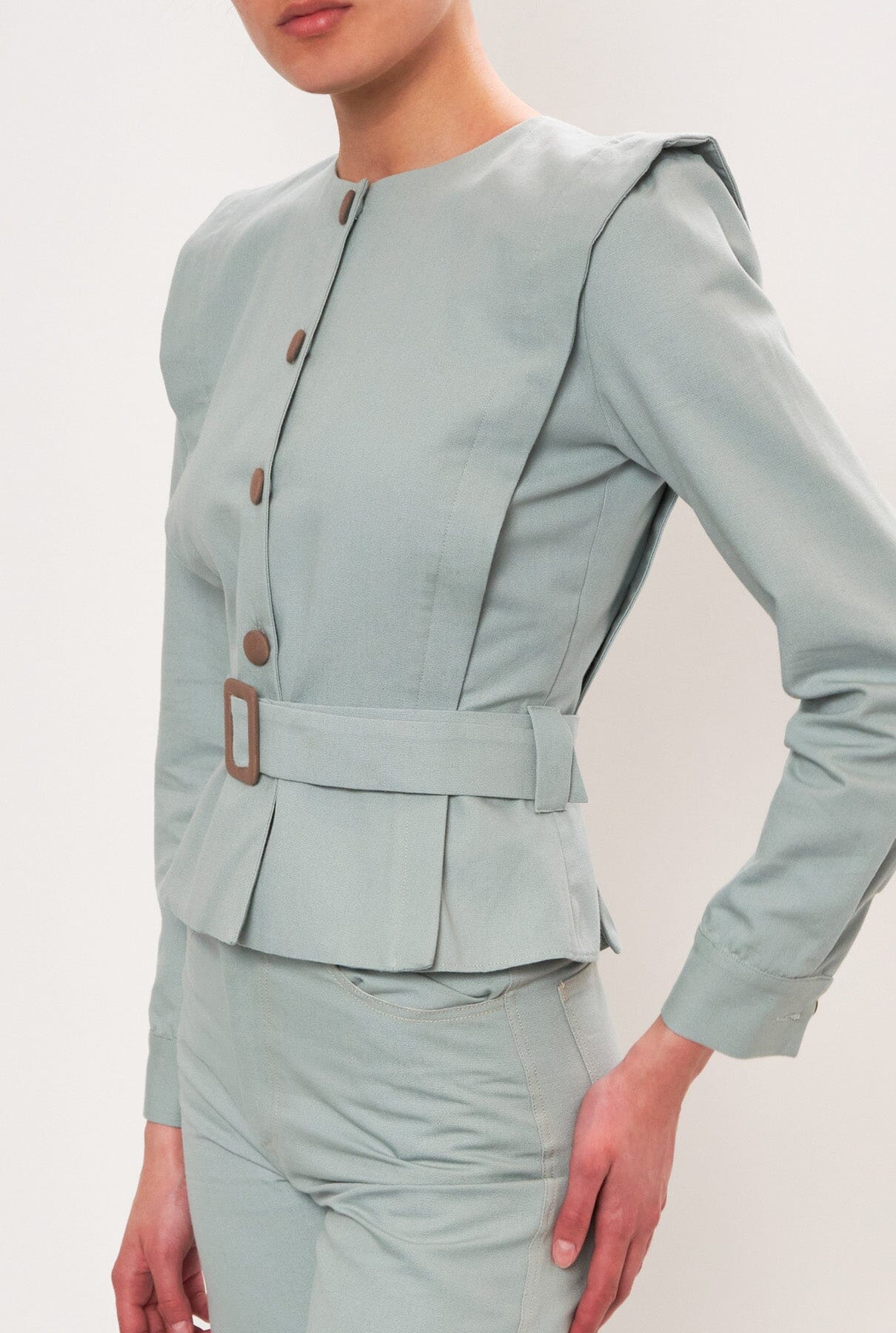 Chaqueta Lourdes Azul Plomo