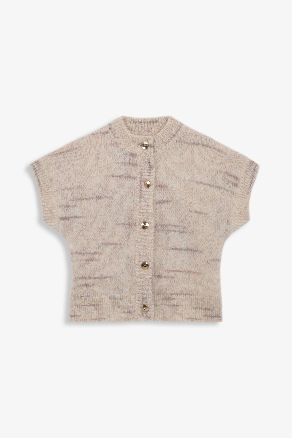 Luca Vest Oat Melange