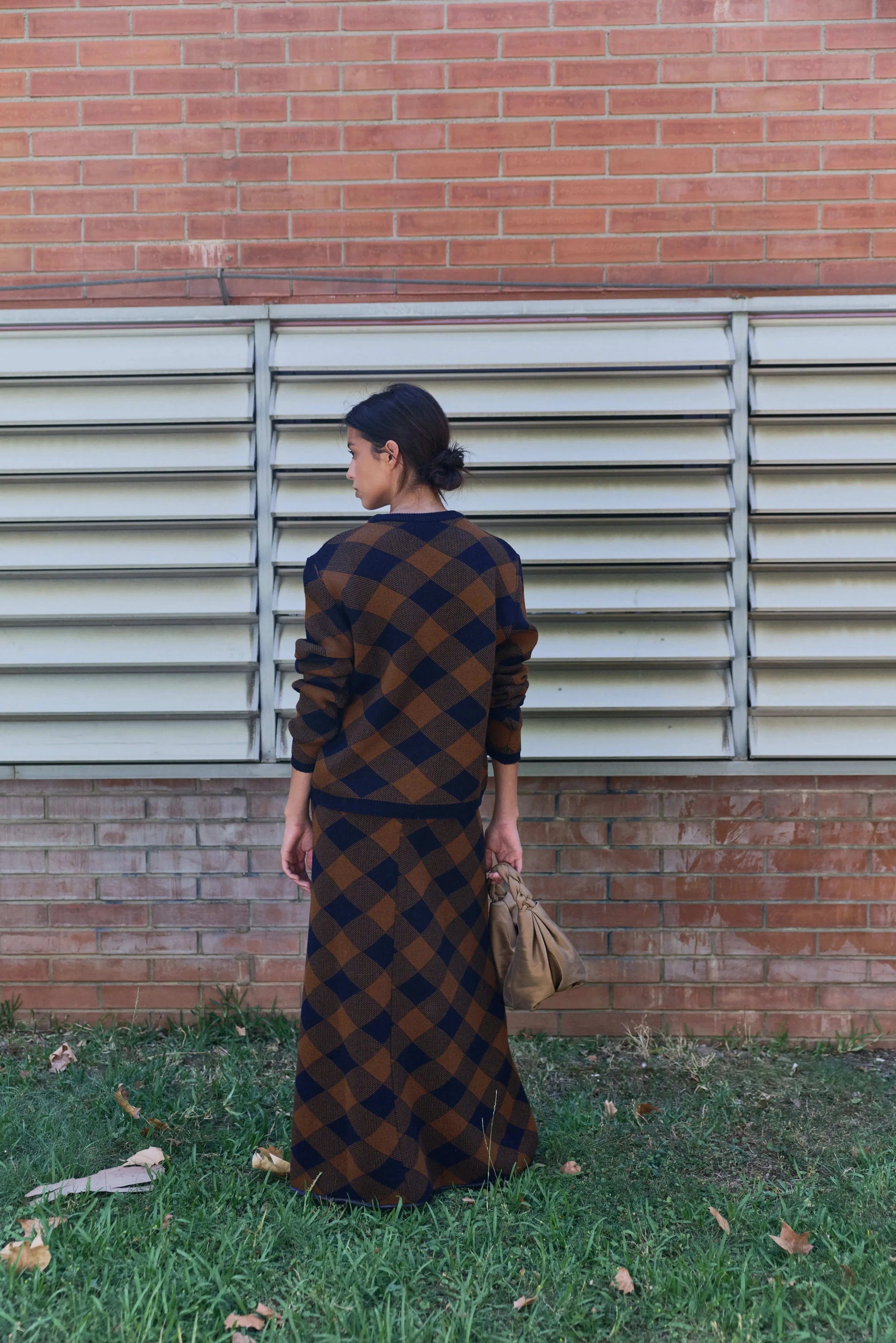 Lupe Skirt Argyle