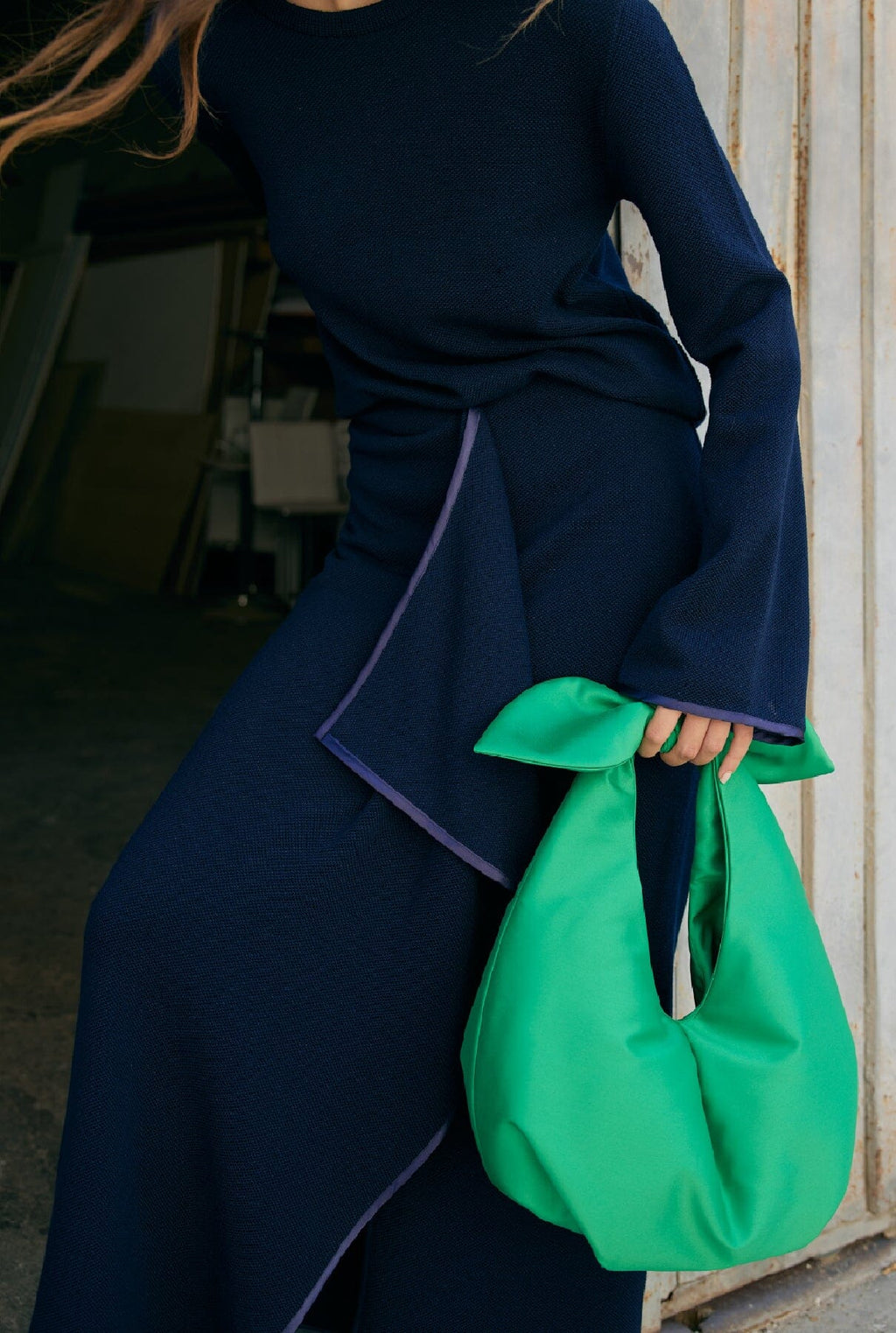 Lupe Top Navy