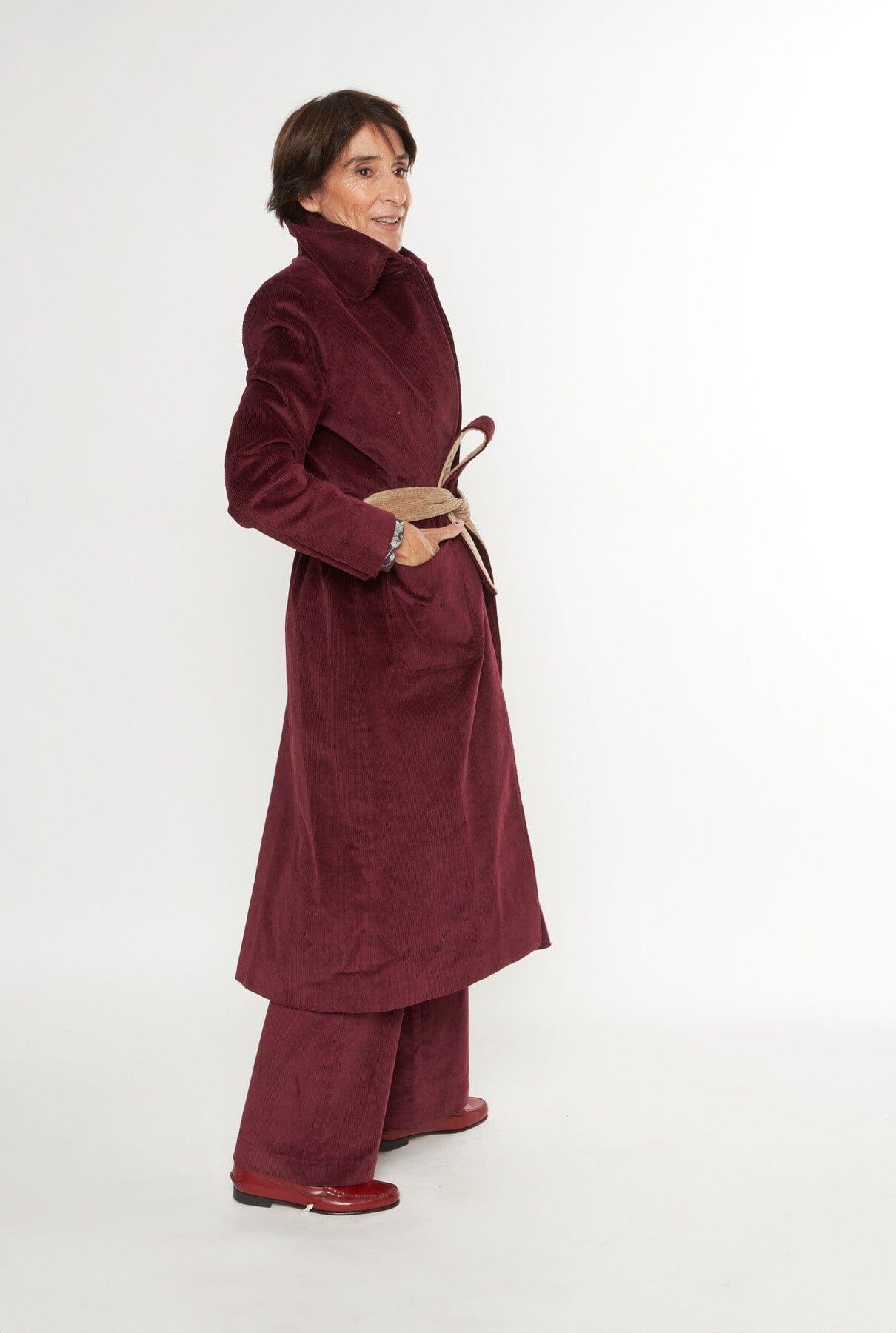 Abrigo Mariana Duo Granate