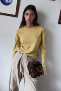 Maru Crew Neck Butter Yellow