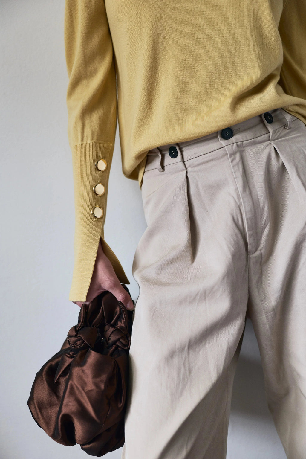 Maru Crew Neck Butter Yellow