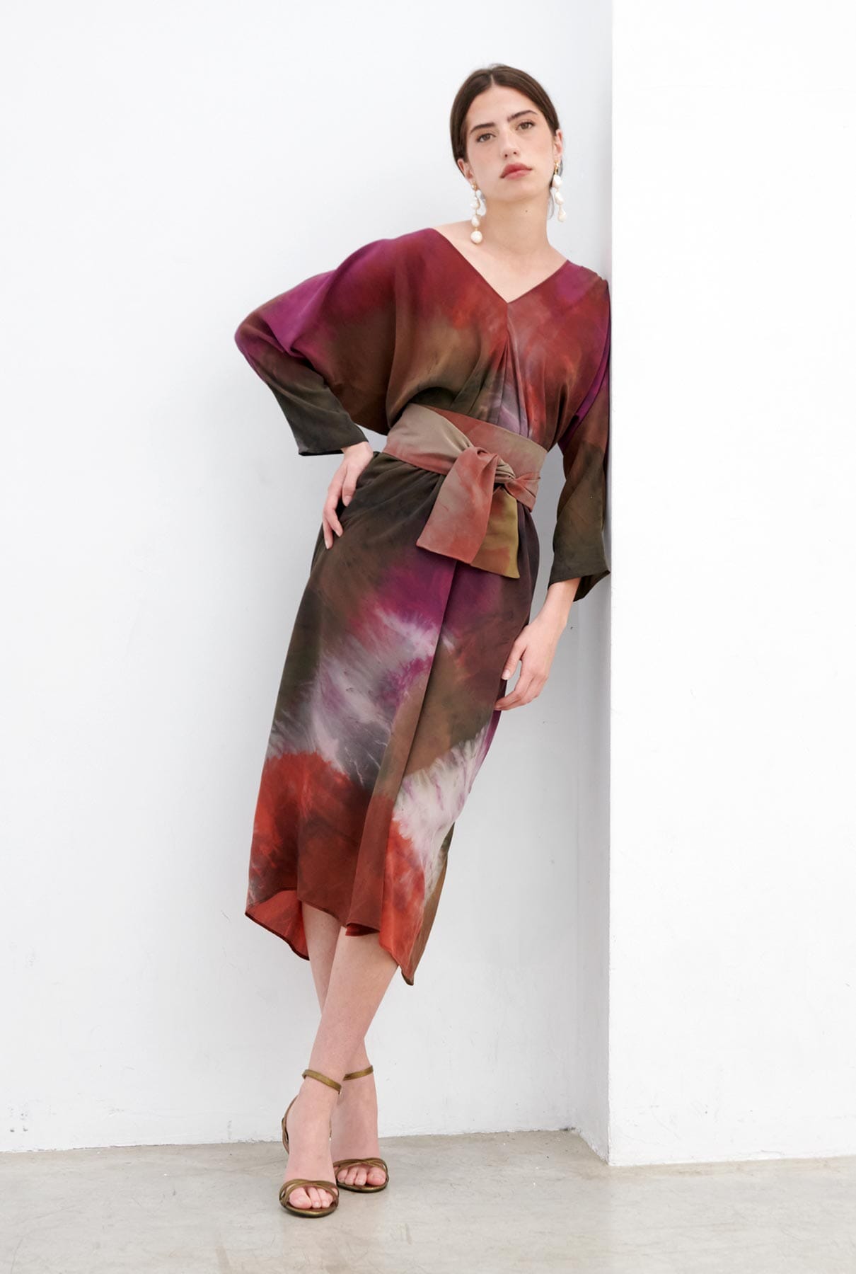 Vestido Nabucco - seda "Griboullis"