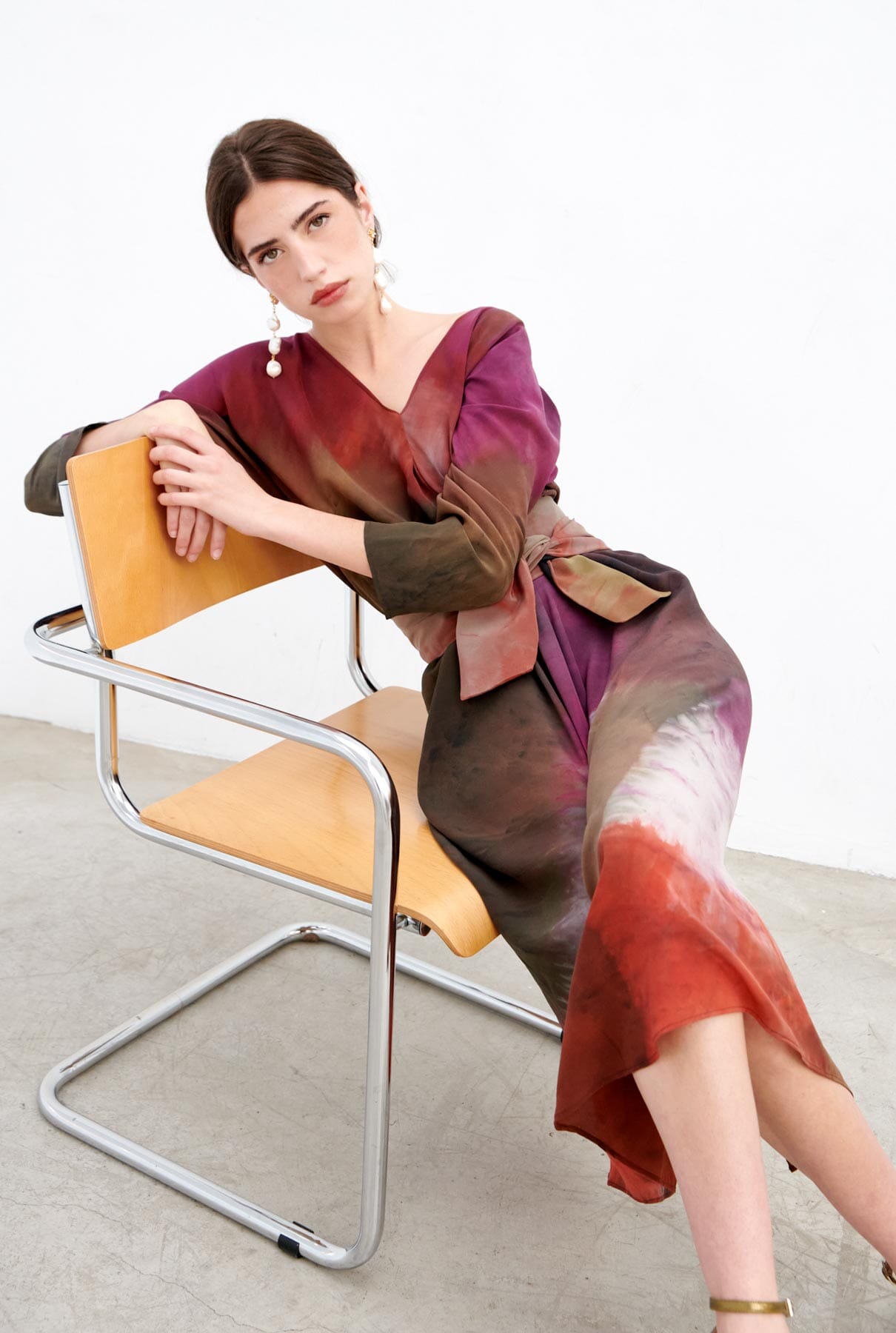 Vestido Nabucco - seda "Griboullis"