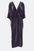 Vestido Nabucco terciopelo - morado/grey