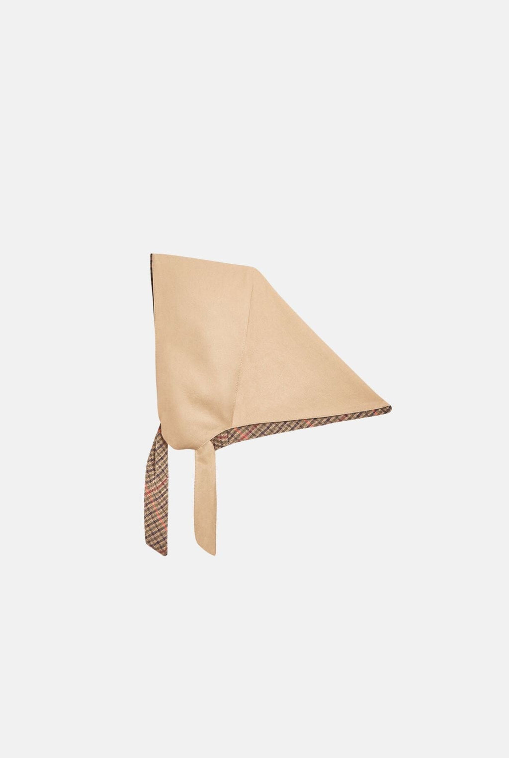 Pañoleta de algodón beige Nara