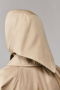 Pañoleta de algodón beige Nara