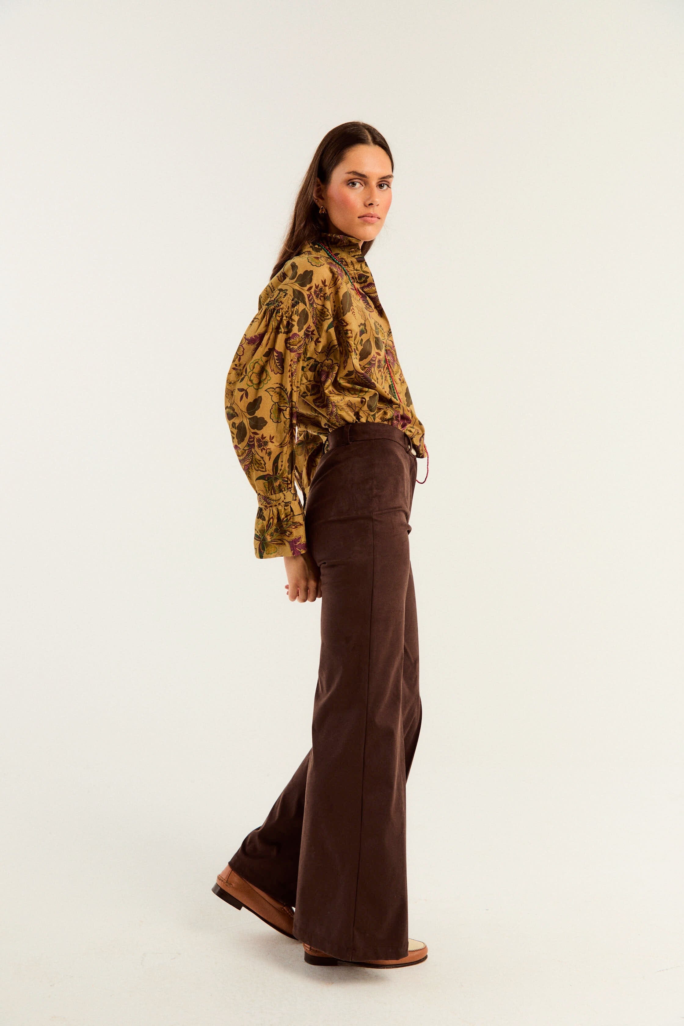 PANTALÓN AVEDON ANTE MARRÓN