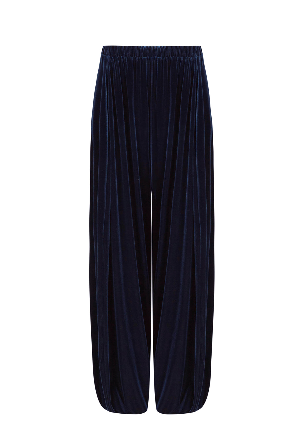 PANTALÓN BAGGY TERCIOPELO AZUL