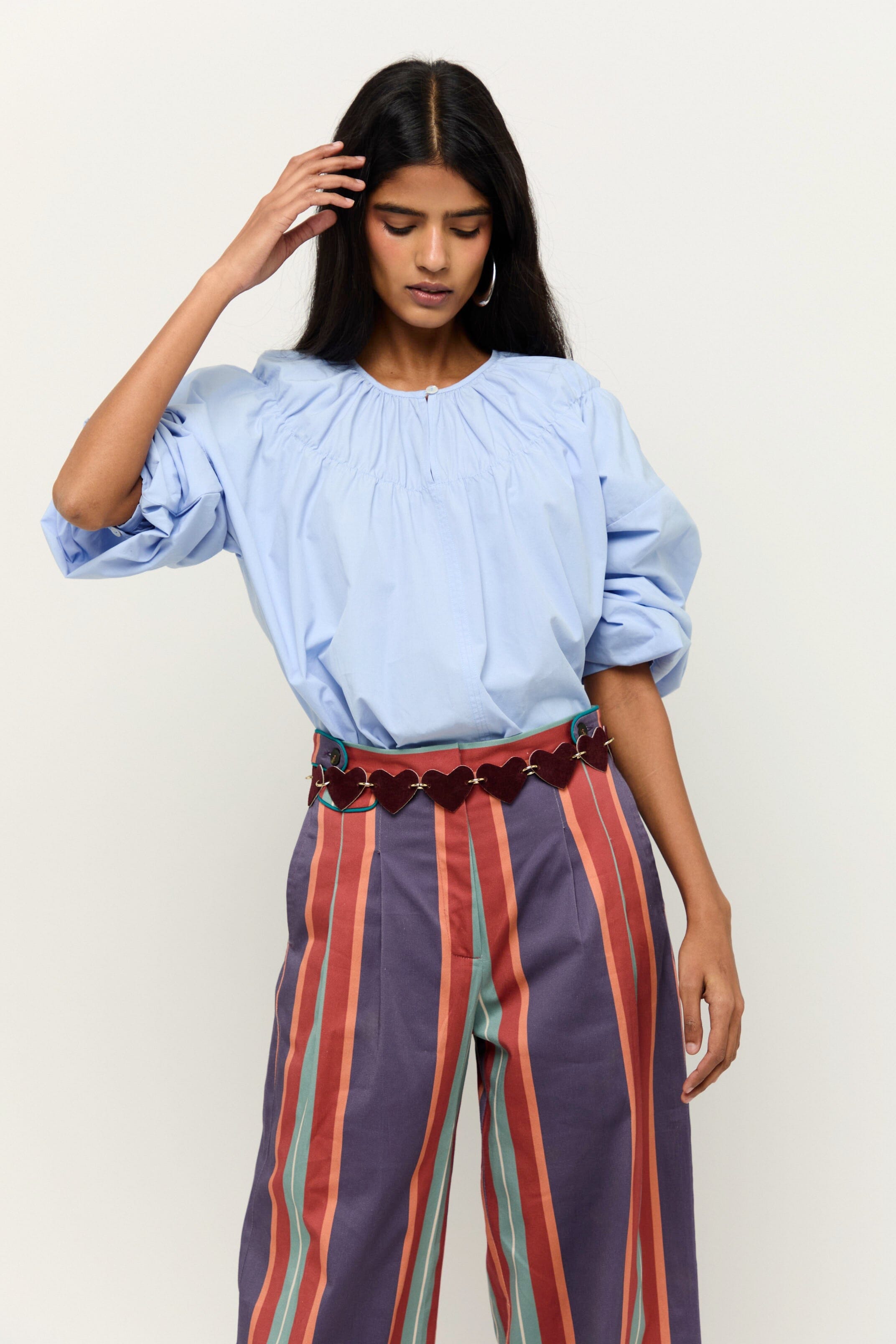PANTALÓN BAYONA RAYAS AZUL