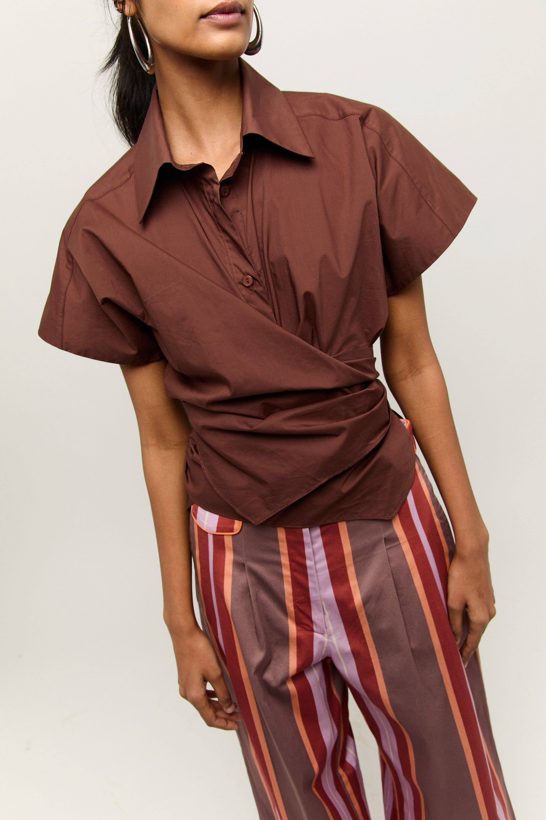 PANTALÓN BAYONA RAYAS NARANJA
